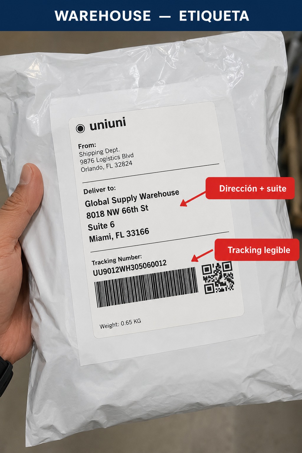 1. Etiqueta — Warehouses