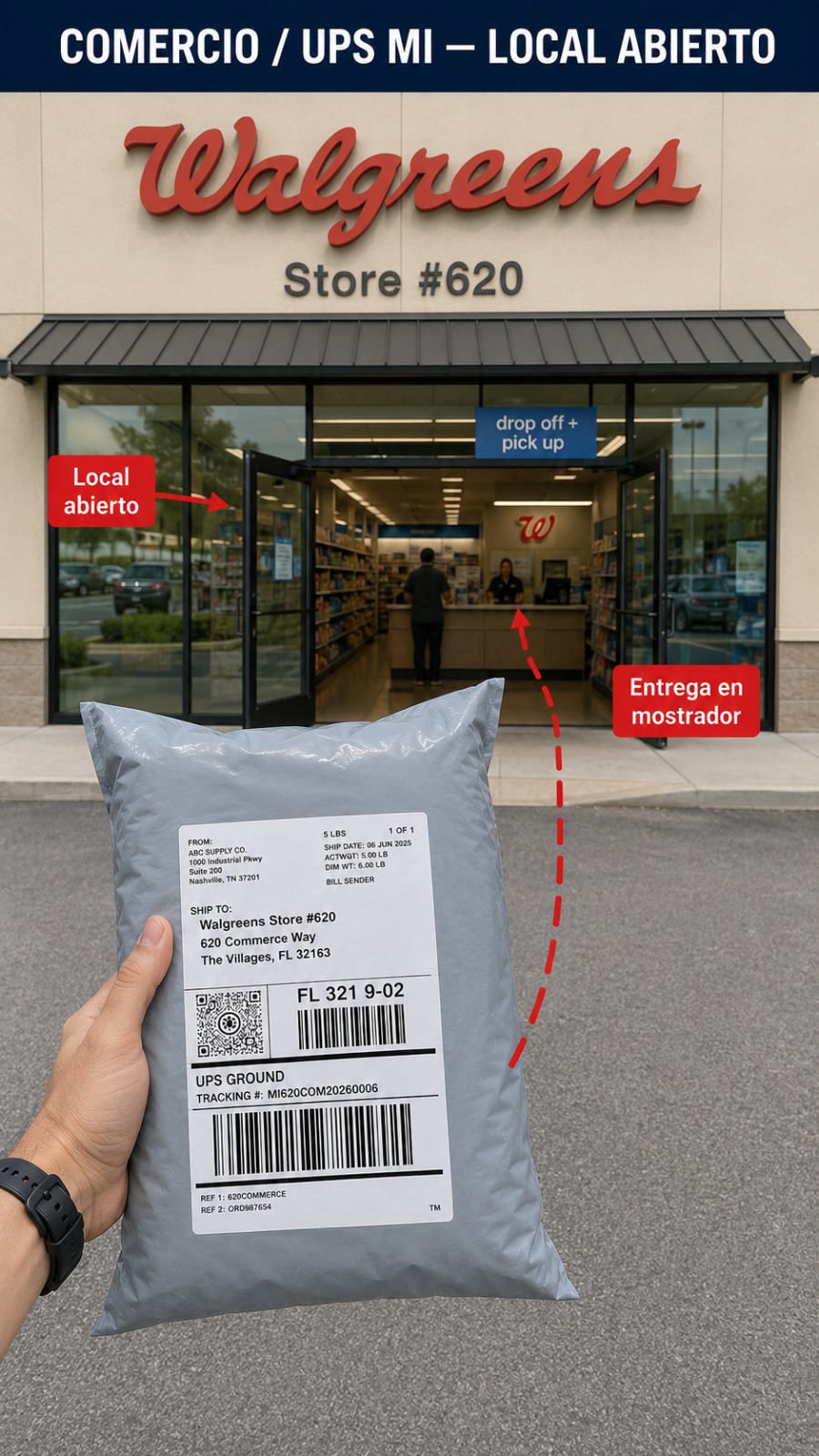 2. Local abierto — Locales comerciales y UPS MI