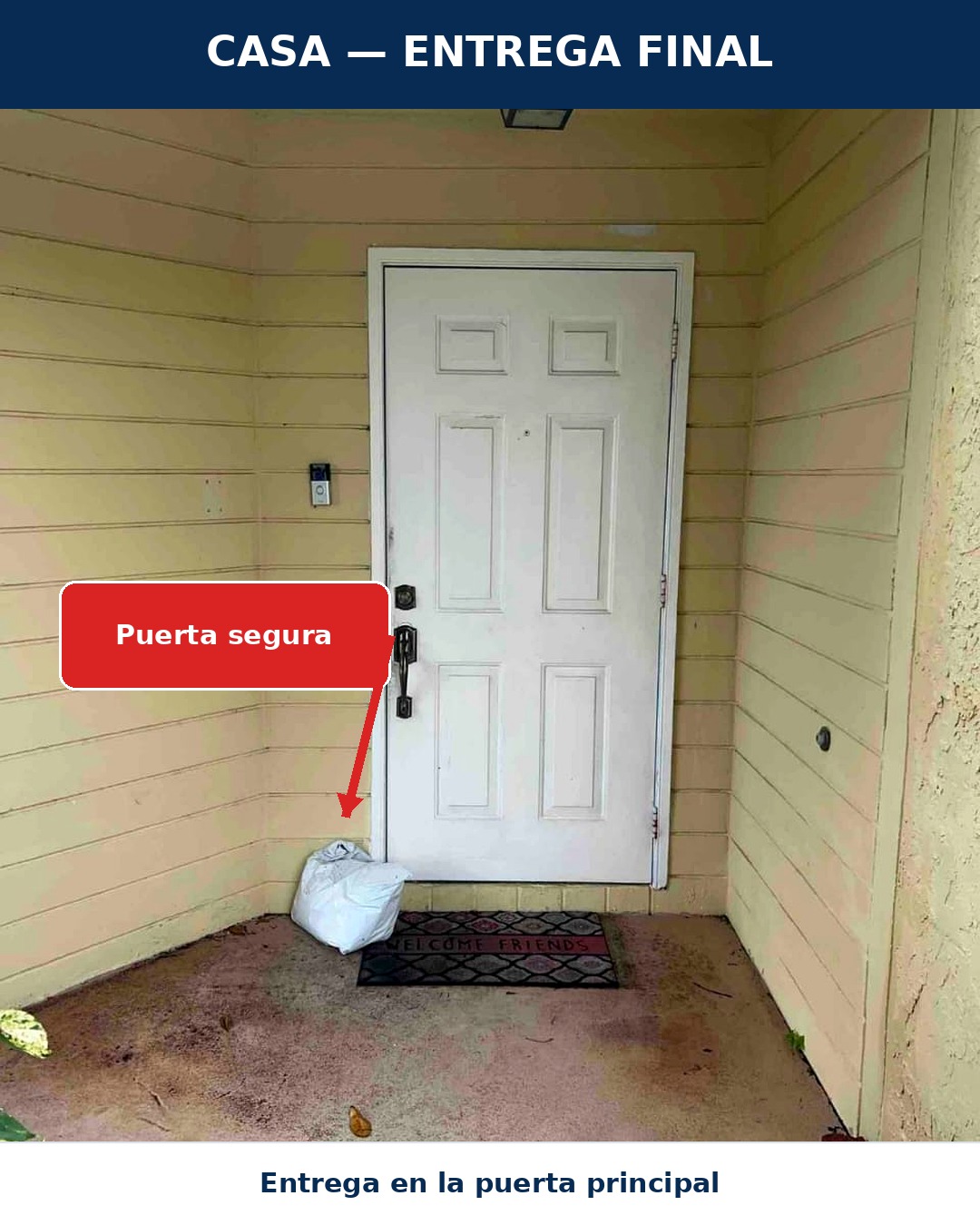 3. Entrega — Casas con número visible